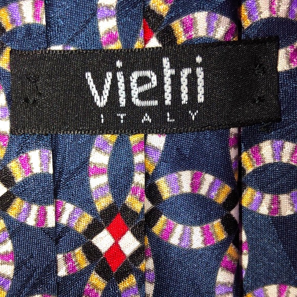 Vietri Italy 100% Silk Necktie - Picture 7 of 11